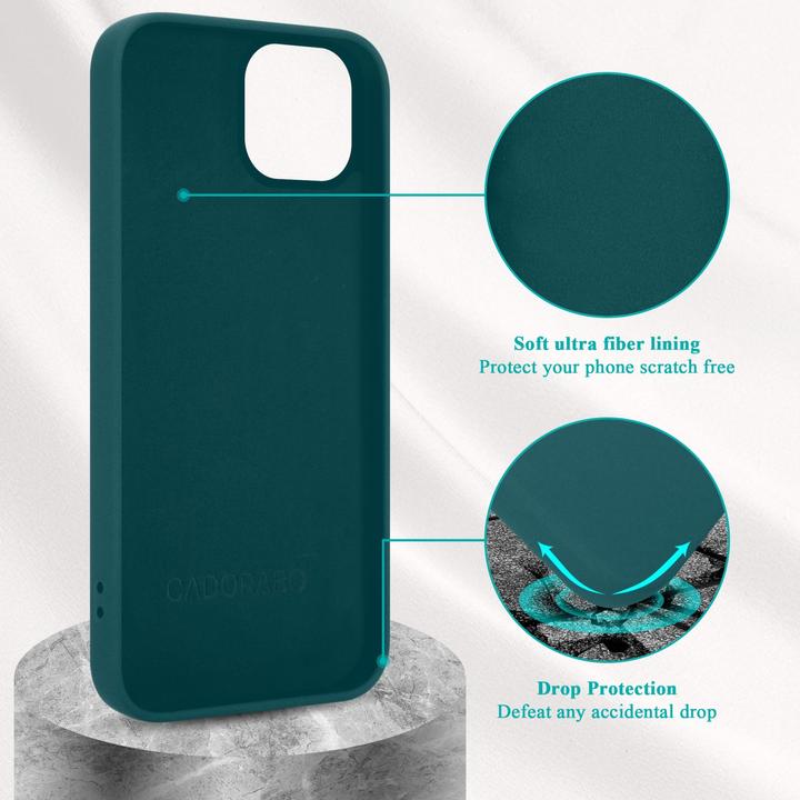 Actual product image Cadorabo Case for Apple iPhone 14 in TPU Liquid Silicone Case Style (Apple iPhone 14)