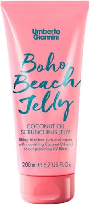 Umberto Giannini Boho Beach Jelly Vegan und Cruelty Free Coconut Oil Scrunching Jelly 200ml (Haarwachs, 200 ml)