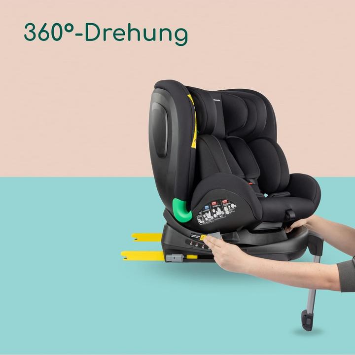 Actual product image Bebeconfort BBC EvolveFix + I-Size Black Mist (Reboarder)