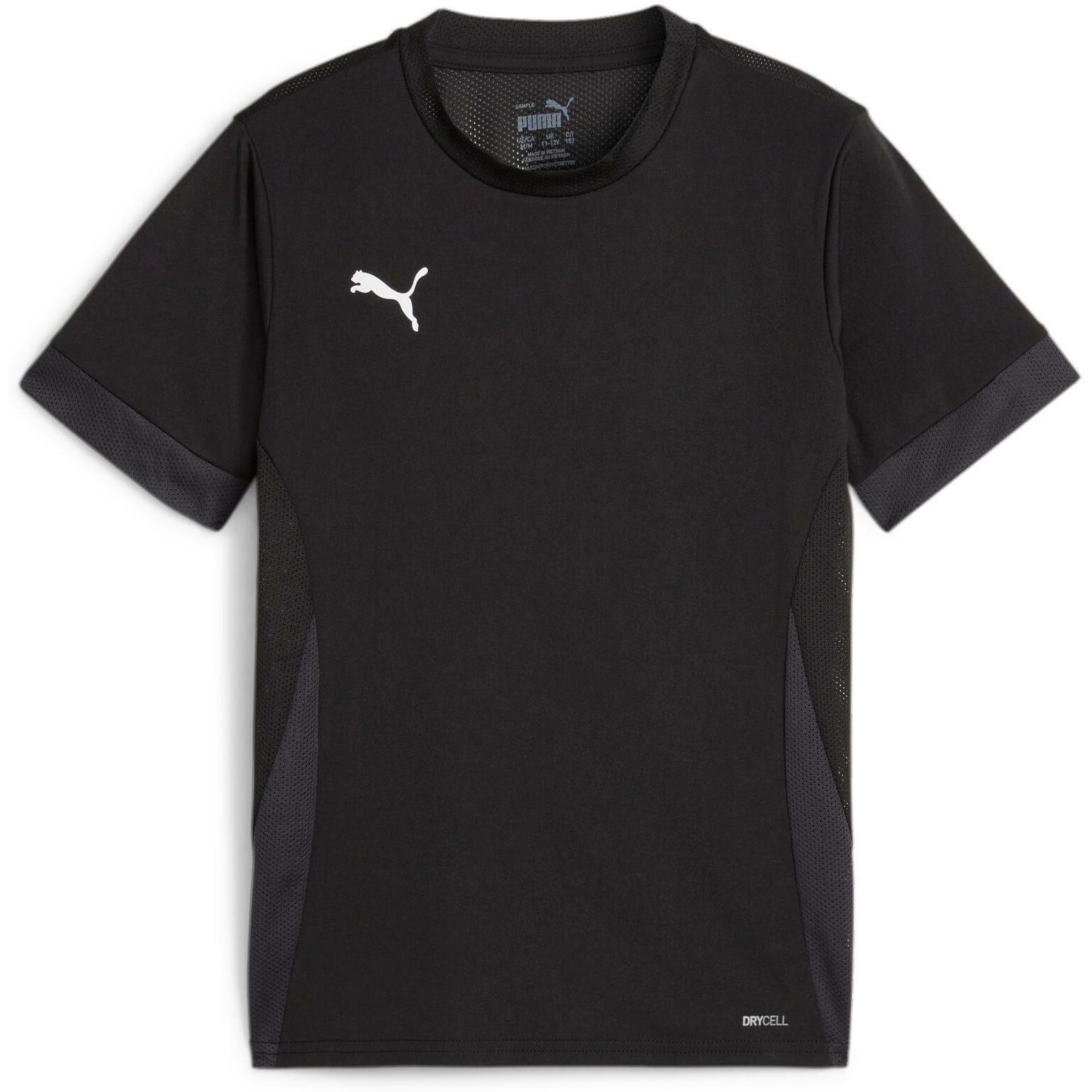 Puma, Jungen, Sportshirt, teamGOAL Matchday Jersey jr (XS), Schwarz, XS