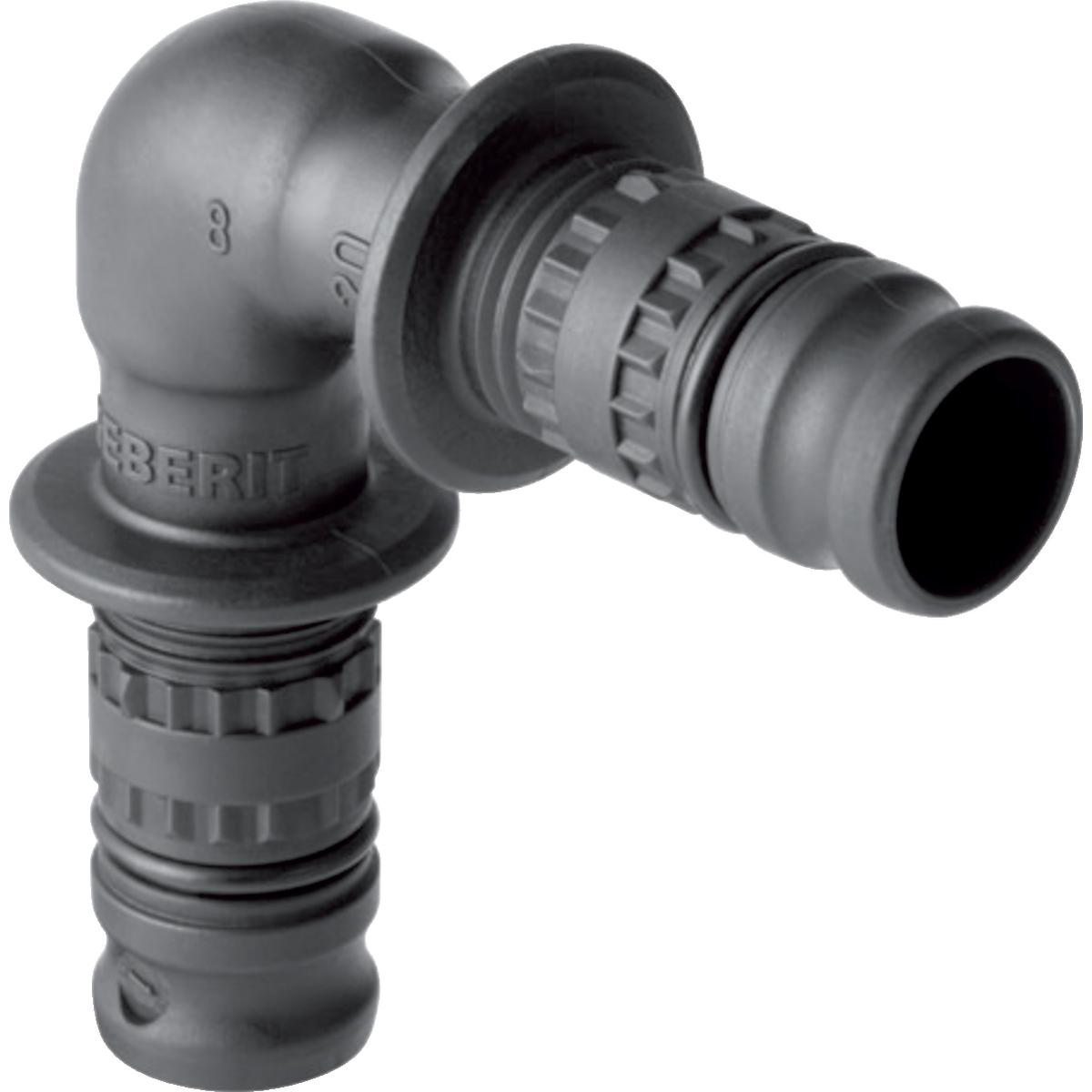 Geberit, Rohrverbindungstechnik, Mepla Pressfitting Winkel 90 Kunststoff 32 mm 624.271.00.5 (Pressverbindung)