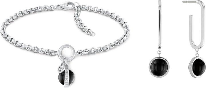 Image du produit Tommy Hilfiger Ensemble de bijoux de mode avec onyx 2770171