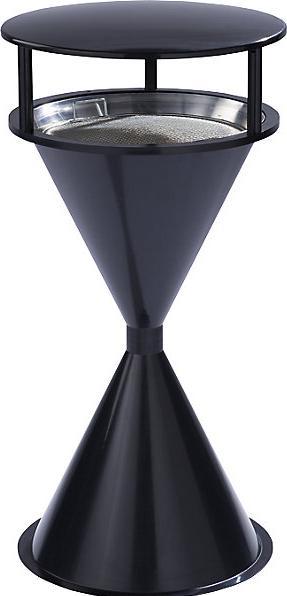 VAR Standascher D445xH900mm schwarzgrau m.Dach ASA-Kunststoff S äBU