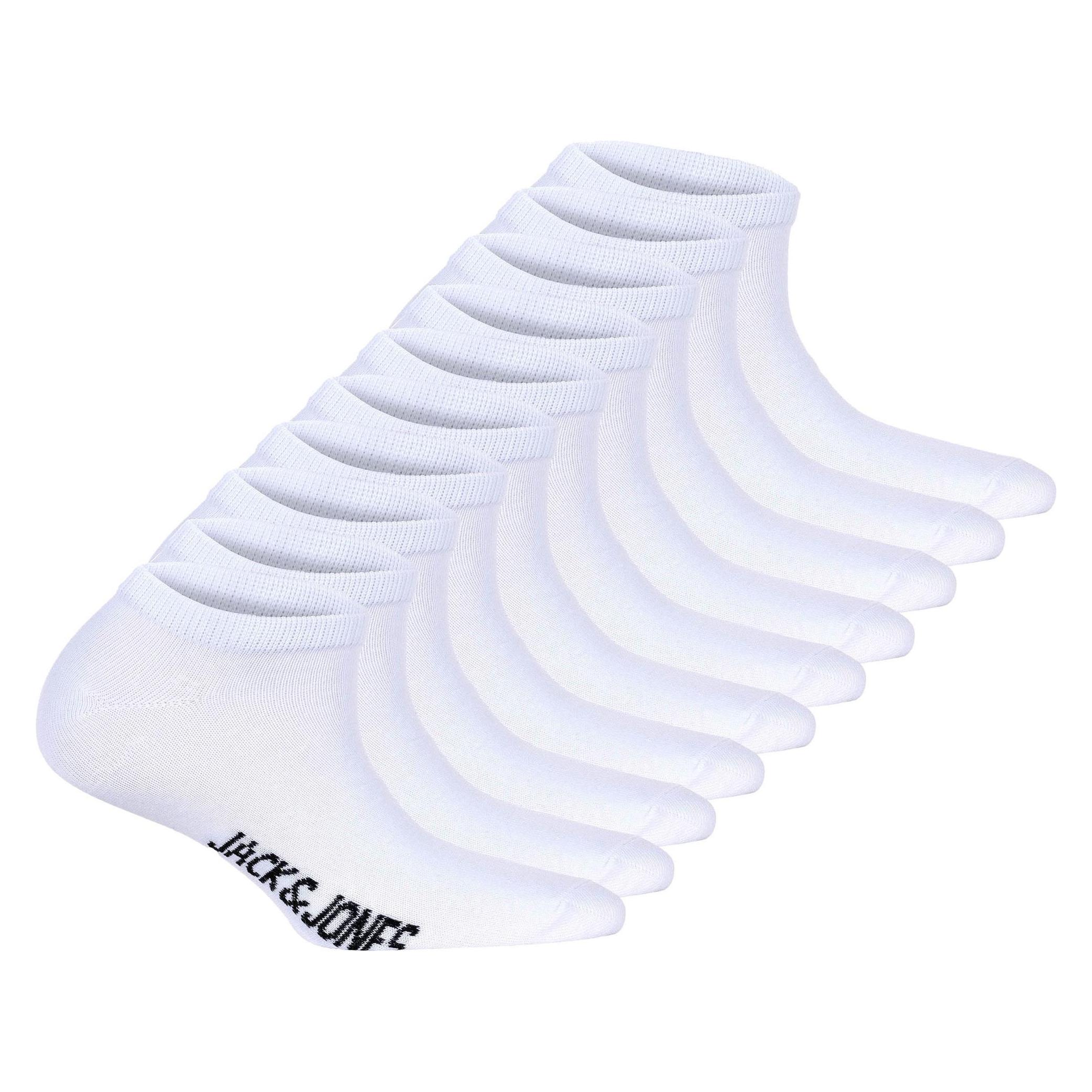 Jack & Jones, Unisex, Socken, Jacdongo Socks 5 Pack Jnr, Weiss, (10er Pack, 38 - 43)