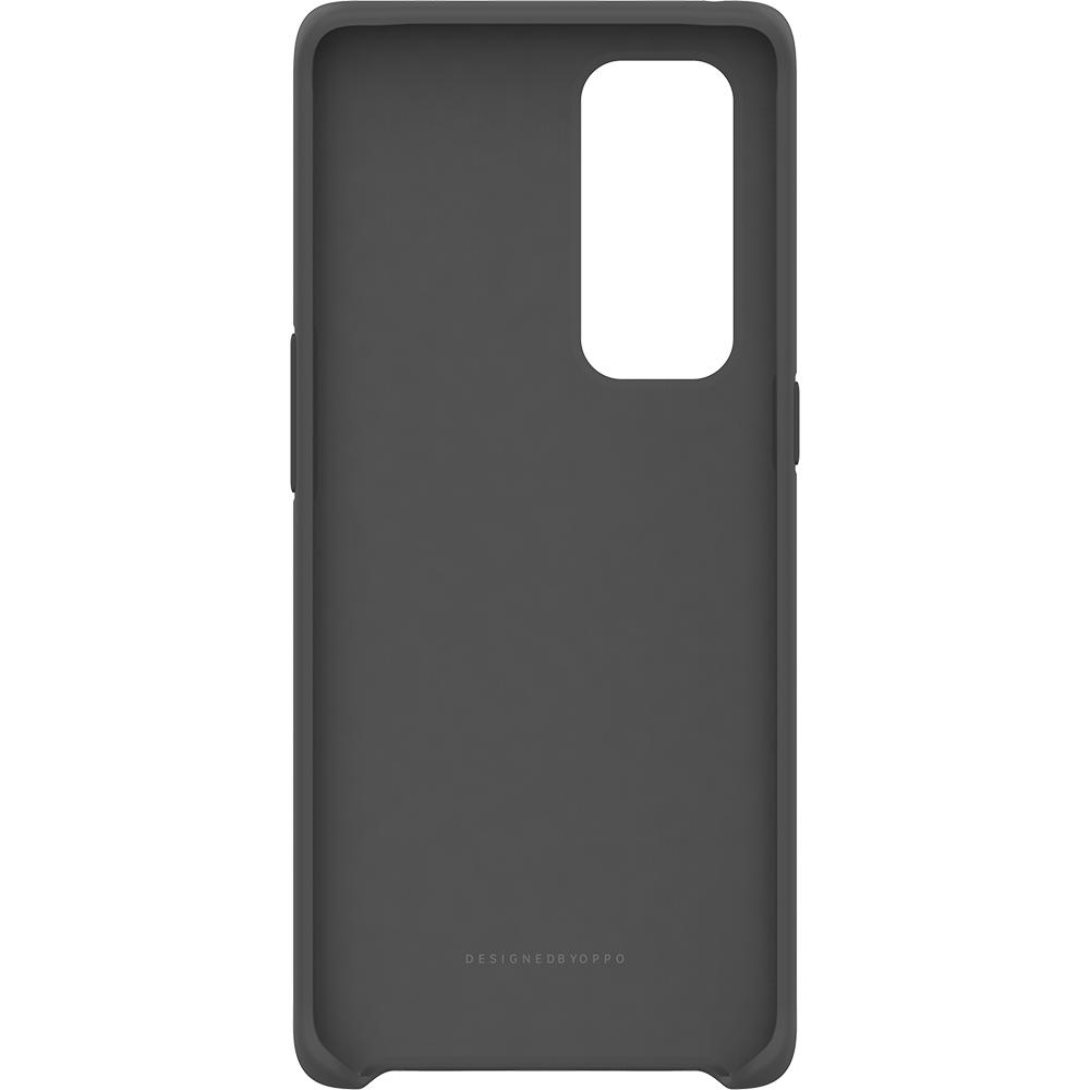 OPPO Liquid Silicon Case für Find X3 Neo (Oppo Find X3 Neo), Smartphone Hülle, Schwarz