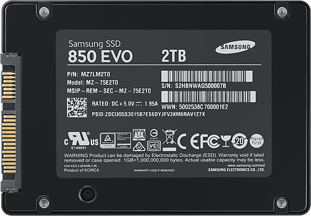 Immagine prodotto Samsung 850 EVO Basic (2000 GB, 2.5")