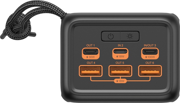 Actual product image Sandberg Powerbank USB-C PD 130W 50000 (50000 mAh, 100 W, 185 Wh)