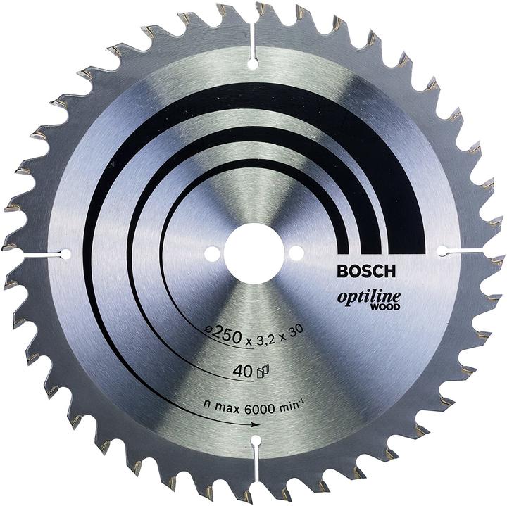 Bosch Professional Zubehör PRO Wood Kreissägeblatt, 250 x 3.2 x 30 mm