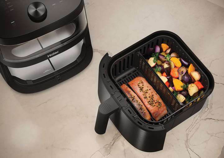 Immagine prodotto Haier Friggitrice ad aria I-Master Serie 5 Nero, Capacità 7 L, Range di temperatura 40°-200°, 9 in 1, Acce