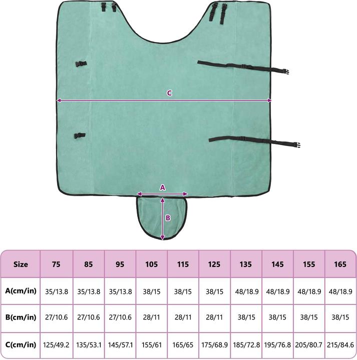 Actual product image vidaXL Polyester-Decke (165 cm)