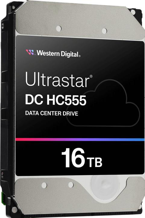 Produktbild WD Ultrastar DC HC555 3.5inch 26.1 16TB 512 7200RPM SATA ULTRA 512E SE NP3 DC (16 TB, 3.5", CMR)
