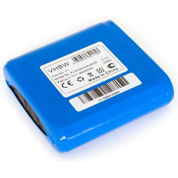 XCell Li-Ion-Akku - 8800mAh (3.7V) - für Pure digital Radio wie ChargePAK F1, Pure F1 (1 Stk., 8800 mAh, Ladegerät inkl....
