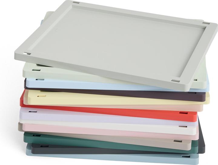 Actual product image HAY - Colour Crate Plastic Lid M (Charcoal)