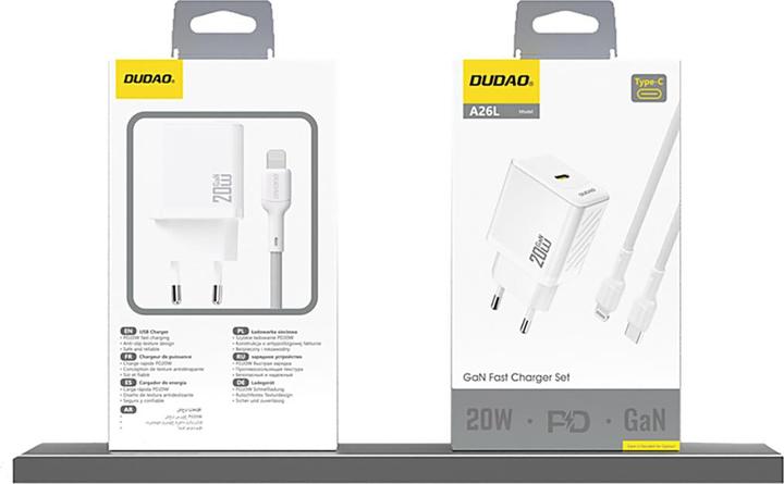 Produktbild Dudao A26EU 20W GaN Charger White (20 W)