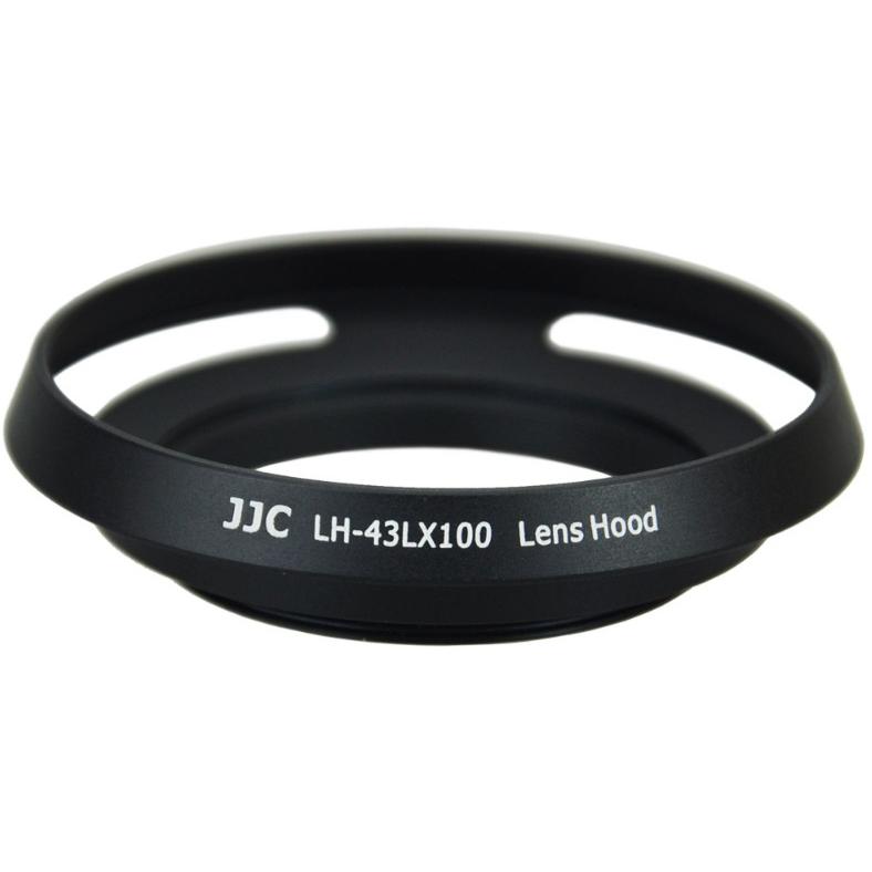 JJC Zonnekap LH 43LX100 Zwart, Gegenlichtblende, Schwarz