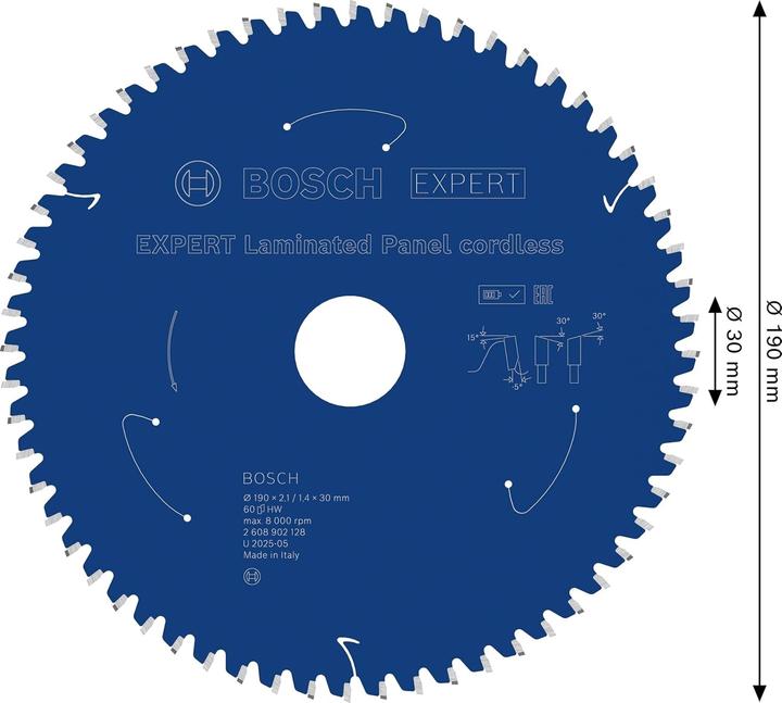 Productafbeelding DeWalt Lama per Sega Circolare Senza Filo per Pannelli Laminati Expert