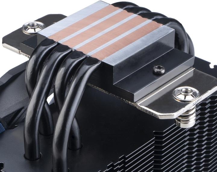 Produktbild Akasa Alucia H4 Plus Processor Air cooler Black, Blue 1 pc(s) (92 mm)