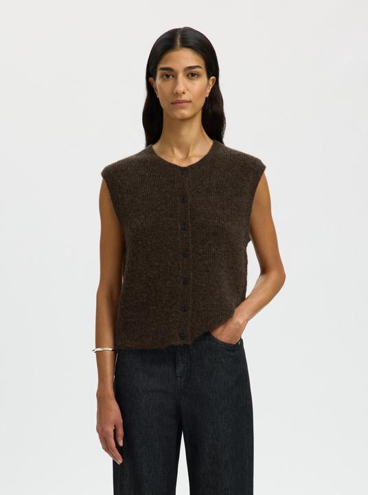 Actual product image Selected Wollgemisch Strickweste (M)