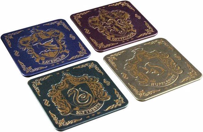 Paladone Products Harry Potter: Hauswappen (4er Set) (4x, Glasuntersetzer)