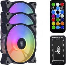 Actual product image Darkflash Tech Aigo AR12 PRO 3-in-1 computer fan kit (120 mm, 3x)