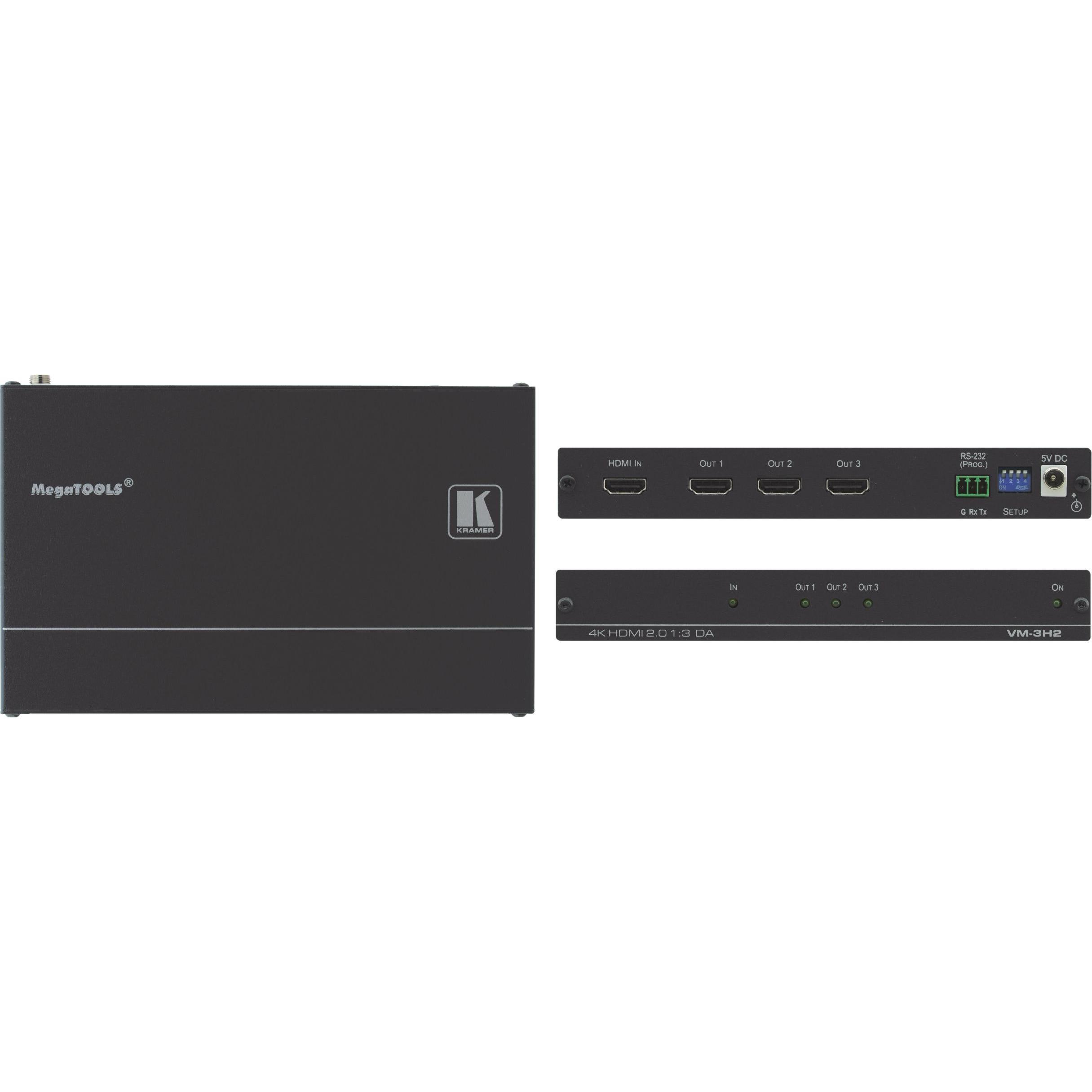 Kramer MegaTOOLS VM-3H2 - Verteilerverstärker, Switch Box