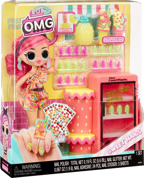 Image du produit MGA OMG Sweet Nails™ - Boutique de fruits Pinky Pops