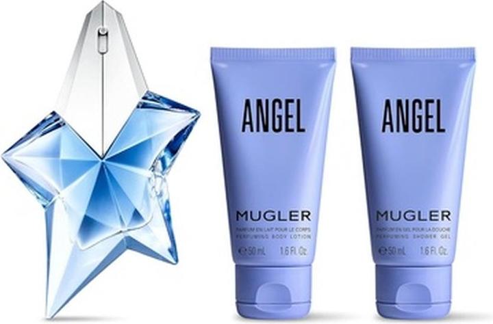 Immagine prodotto Thierry Mugler Angel Eau de Parfum 25ml Set Angel 25ml + Bodylotion + Gel doccia (Set di profumi, Set per la cura del corpo)