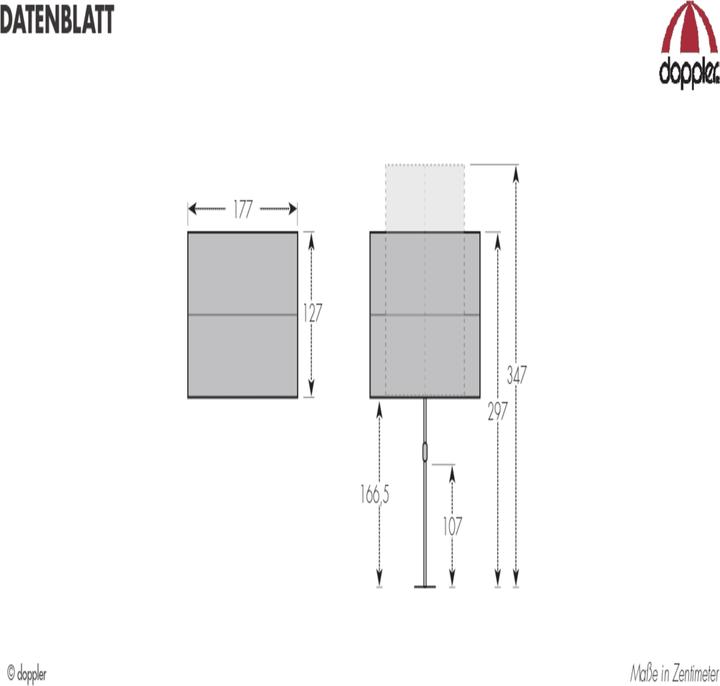 Actual product image Doppler Active balcony screen (1.30 m)