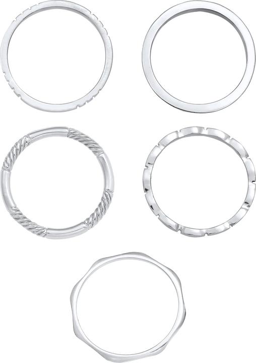 Produktbild Elli Organic, Ring Set, Twisted (52, 925 Silber)