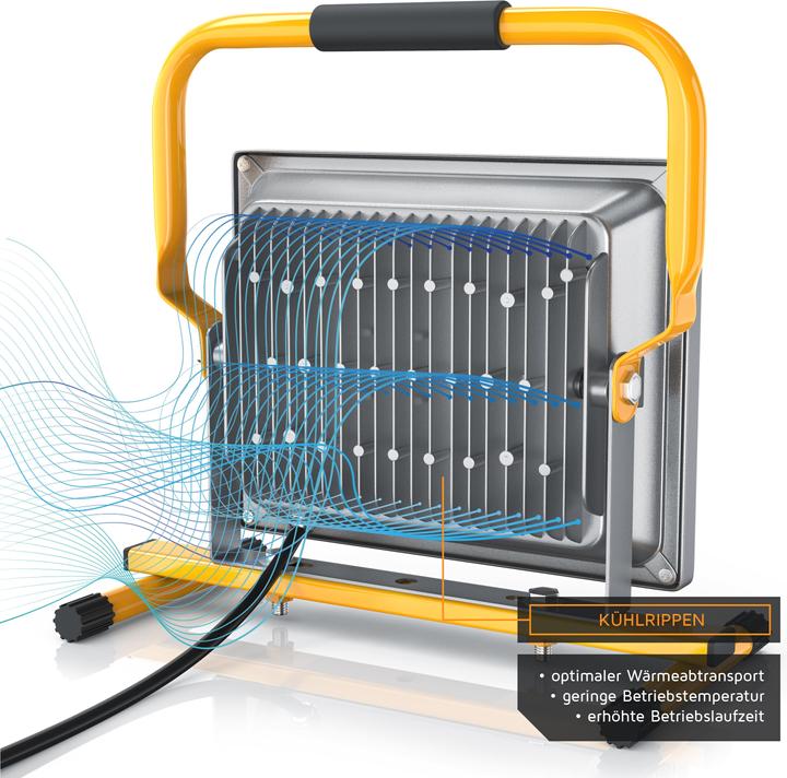 Image du produit Brandson Projecteur de chantier à LED 50 W (4800 lm)