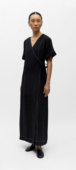 Image du produit Object Kurzärmeliges Wickel Maxikleid (36)