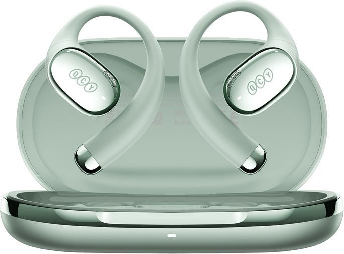 Actual product image QCY Crossky R70 wireless earphones (green) (Digital noise cancellation, 52 h, Wireless)