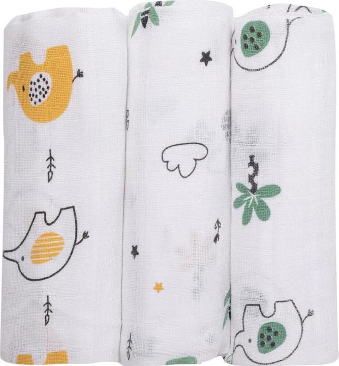Bubaba Tetra nappies 3-pack elephant