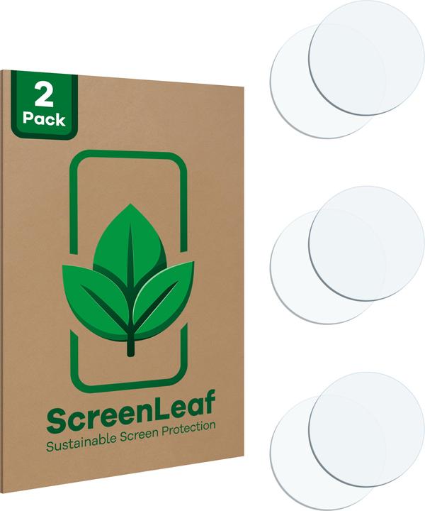 Produktbild ScreenLeaf Schutzfolie nachhaltiger Displayschutz Displayschutzfolie Folie Klar Transparent (2 Stk., Samsung Galaxy A16)
