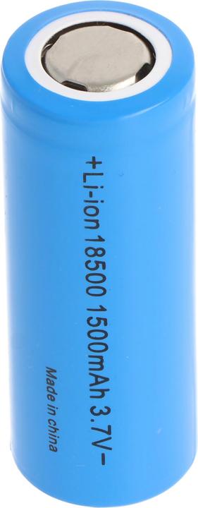 Produktbild AccuCell Akku 18500-A1, 1500mAh, flacher Pluspol