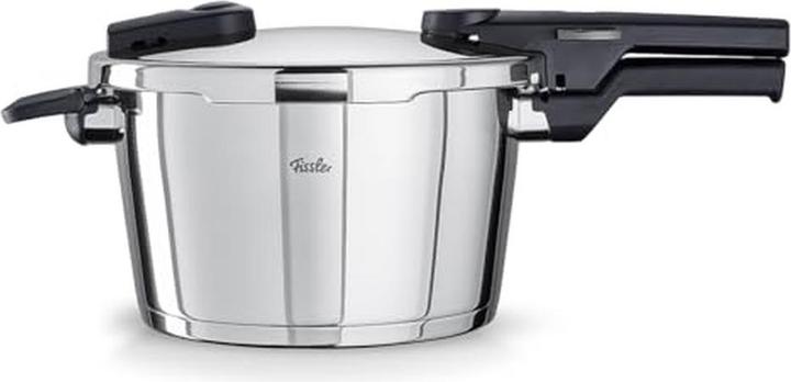 Produktbild Fissler Induktive Schnellkochtopf mit Dampfeinsatz, 2 Gargrade, Made in Germany (Dampfkochtopf, Edelstahl)