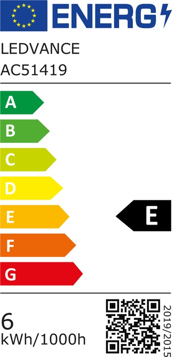 Energie-Label Osram Em Cv (G13, 5.40 W, 650 lm, 1 x, G)