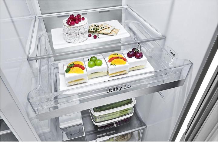 Produktbild LG GSXD91MBAE Side-by-Side mit InstaView Door-in-Door ® | Eis-, Crushed Ice- und Wasserspender (219 l)