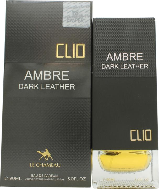 Actual product image Emper Le Chameau Clio Dark Leather Eau de Toilette for Unisex 100ml (Eau de toilette, 100 ml)