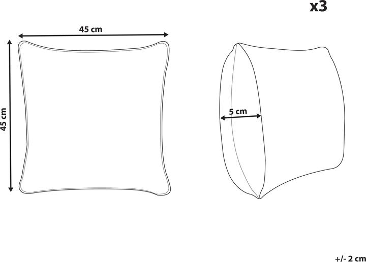 Produktbild Beliani Madhuca (45 x 30 cm, 45 x 45 cm)