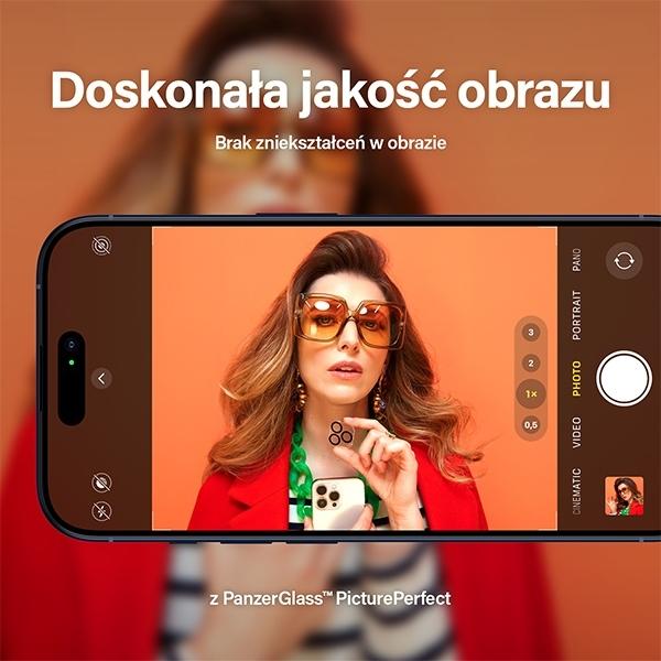 Actual product image PanzerGlass PicturePerfect Camera Lens Protector iPhone 15 Pro & Pro Max (1 Piece, Apple iPhone 15 Pro Max, Apple iPhone 15 Pro)