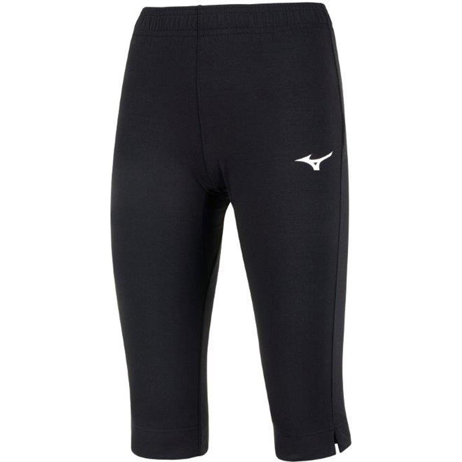 Mizuno, Damen, Sporthose, High-Kyu Capri Pant Damen (XXS), Schwarz, XXS