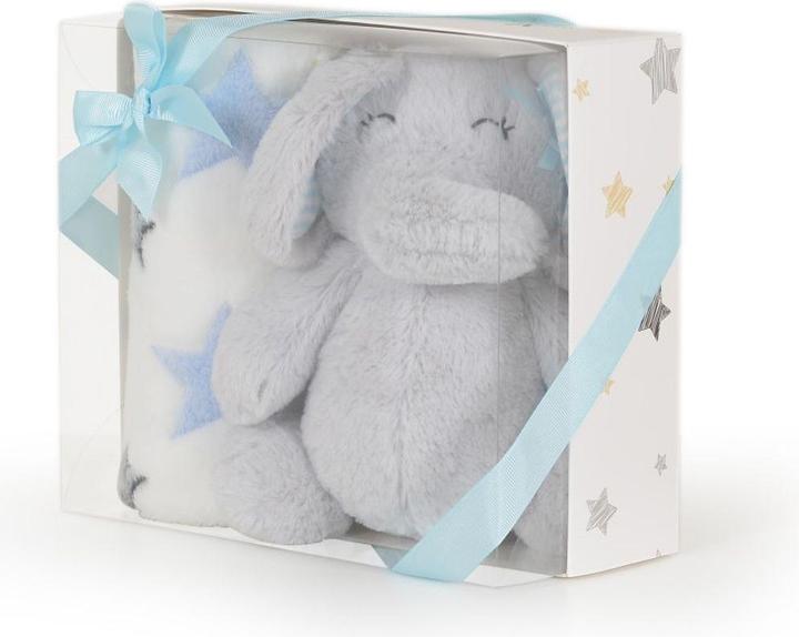 Actual product image Cangaroo Baby Blanket 90 x 75 cm Plush Animal (90 x 75 cm)