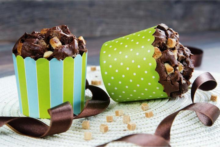 Produktbild Städter Cupcake Backformen 12 Stück. Maigrün- Himmel (7 cm)