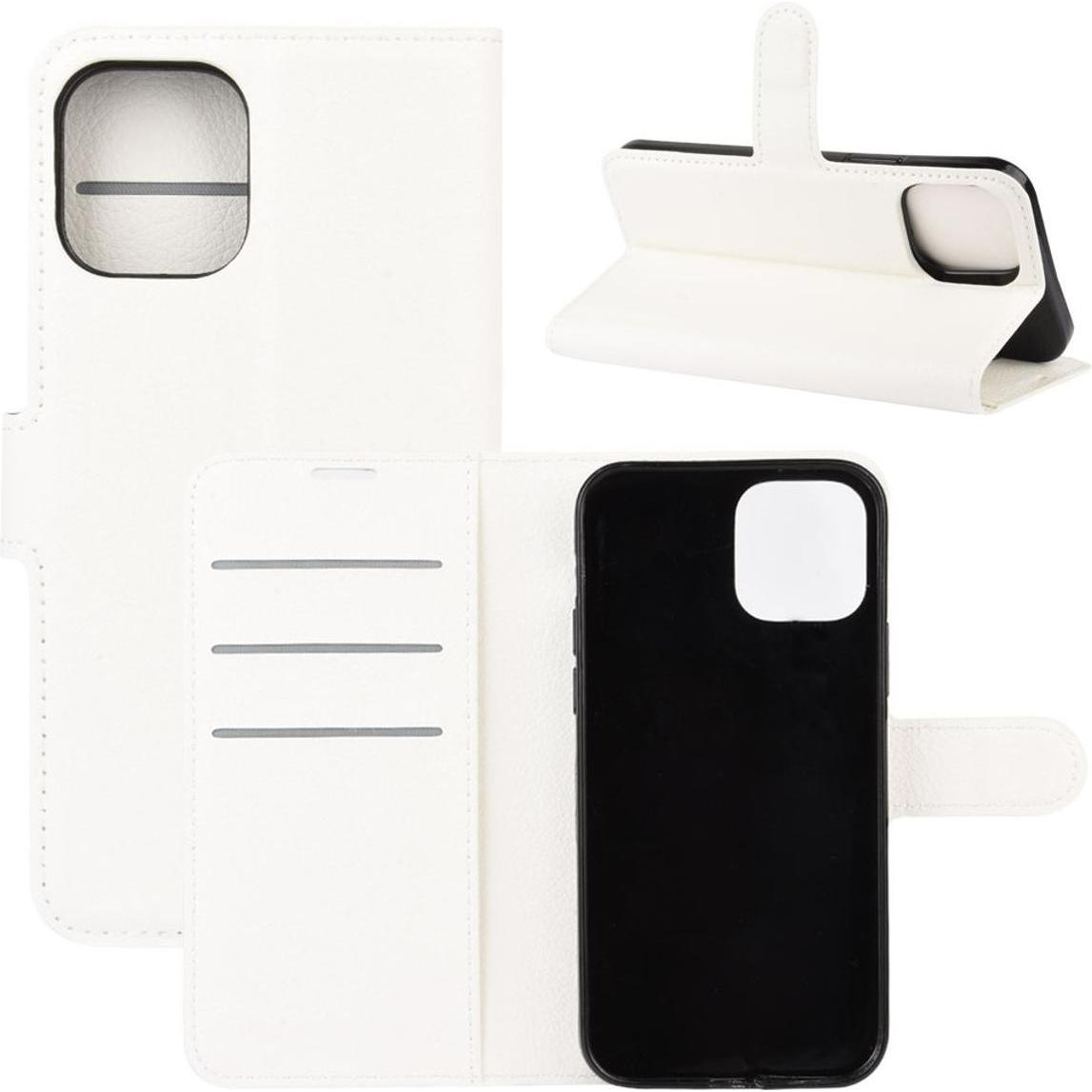 König Design Hülle Handy Schutz für Apple iPhone 12 Mini Case Cover Tasche Etuis Bumper Weiss (Apple iPhone 12 mini), Sm...