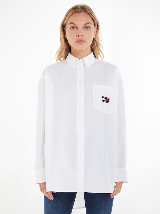 Produktbild Tommy Hilfiger Tommy Jeans Timeless Sherpa Langarmhemd - 98561 (S)