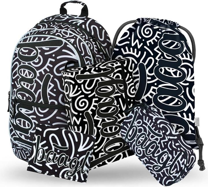 Actual product image Baagl 5-teiliges Schulrucksack-Set