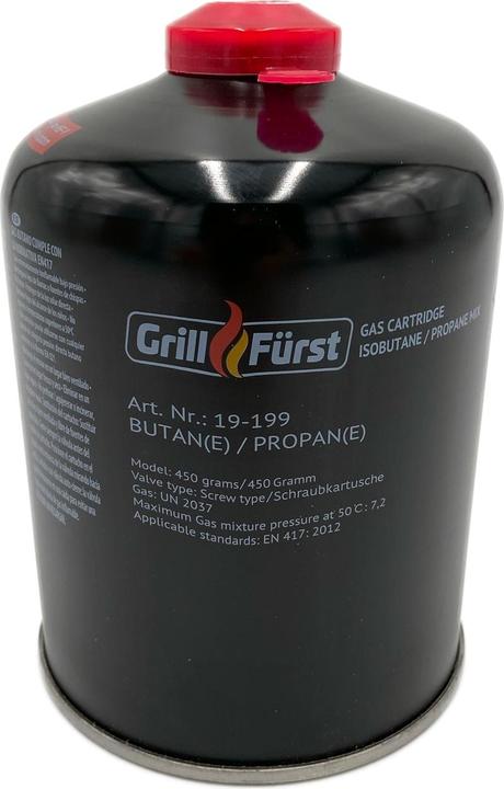 Produktbild Grillfürst Gaskartusche / Schraubkartusche 450g - 12er Pack