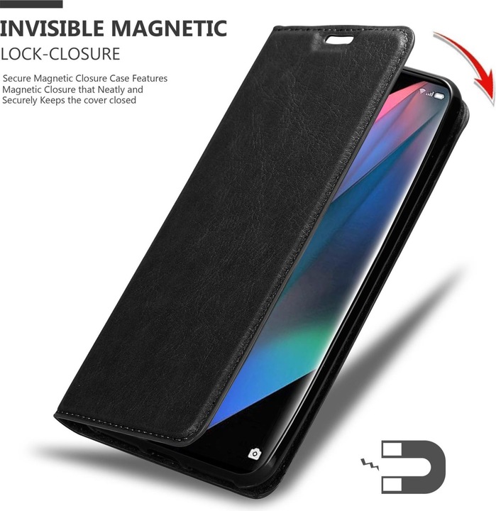 Produktbild Cadorabo Book Invis. Magnet Hülle (Oppo Find X3 Pro)