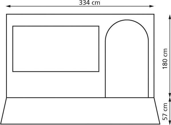 Produktbild Eurotrail Bergen Cs 360 (Vorzelt, 8.80 kg)